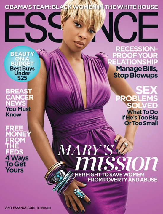 Mary J. Blige // October 2009 Essence Magazine