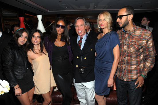 Elizabeth Hilfiger, Ally Hilfiger, Alicia Keys, Tommy Hilfiger, Dee Ocleppo and Swizz Beatz  // Tommy Hilfiger's Fifth Avenue Global Flagship Store Opening during NYFW '09