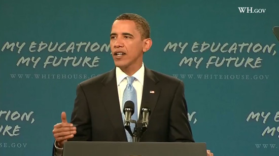 President Barack Obama's Back-to-School Speech (click to watch!)