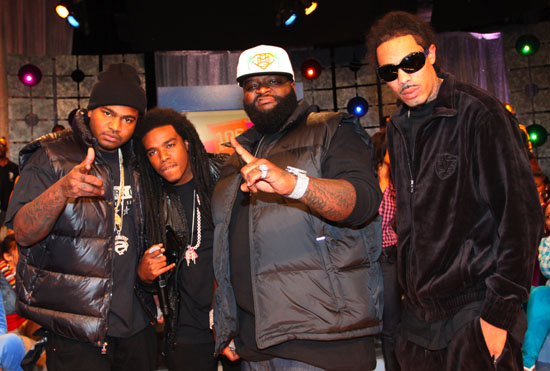 Rick Ross and Triple C's // BET's 106 & Park - October 27th 2009