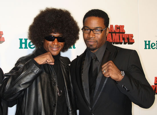 Tommy Davidson & Michael Jai White // Premiere of "Black Dynamite" in Hollywood