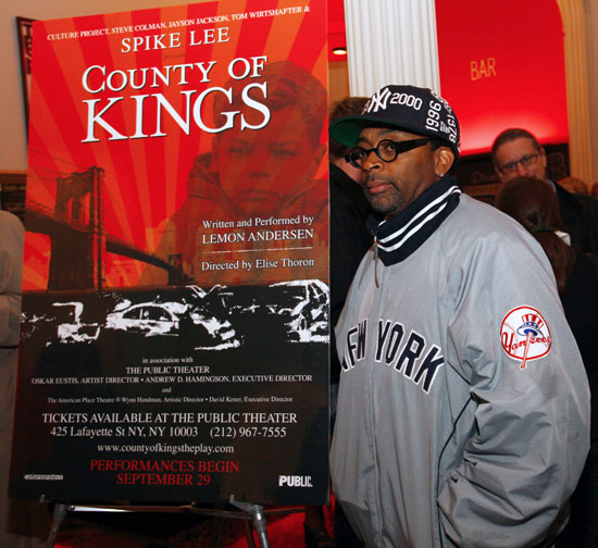 Spike Lee // Opening night of "County of Kings" in New York City