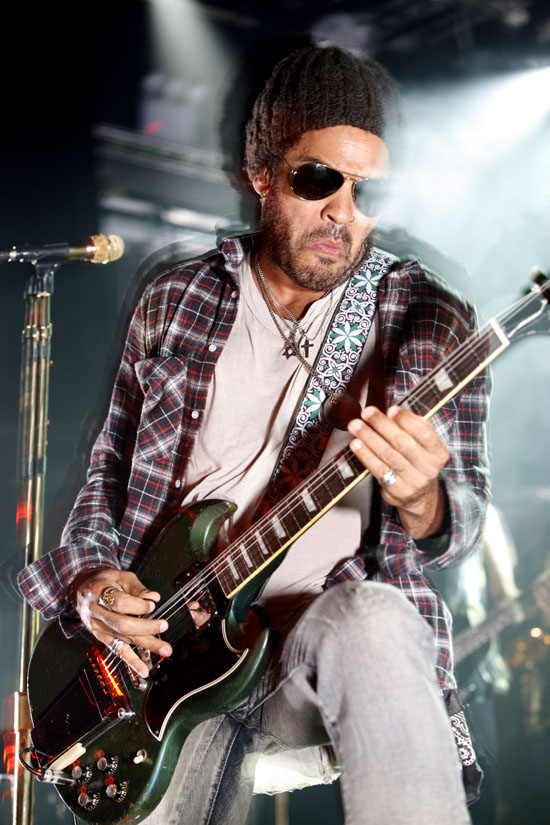 Lenny Kravitz in concert at The Fillmore New York at Irving Plaza in New York City