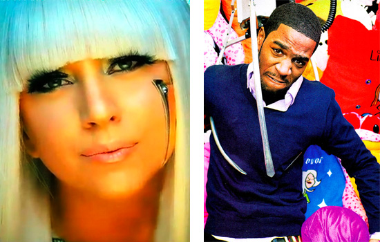 Lady Gaga // Kid Cudi. In spite of any drama going on in Kanye West's life, 