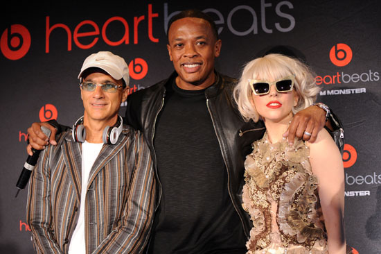Jimmy Lovine, Dr. Dre and Lady Gaga // "Heartbeats by Lady Gaga" U.S. Press Conference