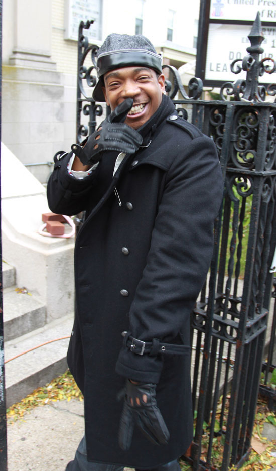 Ja Rule on the set of his music video for "Father Forgive Me" in New York City (October 14th 2009)