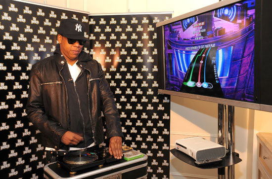 Jay-Z // DJ Hero Launch in New York City