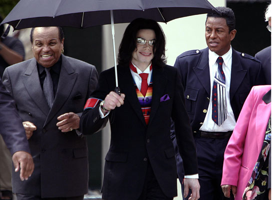 Joe Jackson, Michael Jackson and Jermaine Jackson