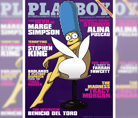 Marge Simpson // November 2009 Playboy Magazine