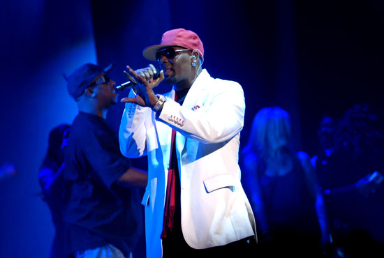 R. Kelly performs in concert at Madison Square Garden in New York City