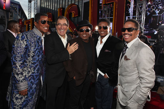 Jermaine Jackson, Kenny Ortega, Tito Jackson, Jackie Jackson and Marlon Jackson // Michael Jackson "This is It" Hollywood Premiere
