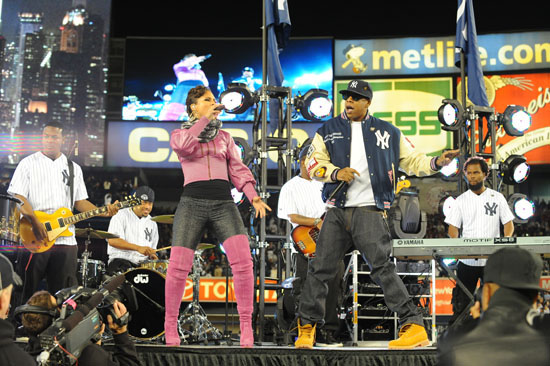 Alicia Keys and Jay-Z // MLB World Series Game 2 Opening Ceremony