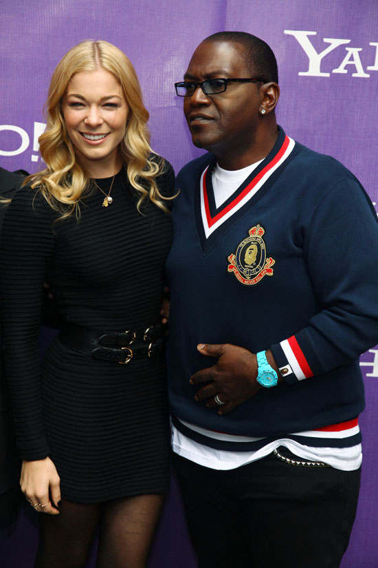 LeAnn Rimes & Randy Jackson // It's Y!ou Yahoo Yodel Competition Kick-Off in NYC