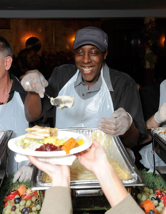 Arsenio Hall // The Laugh Factory's 31st Annual Free Thanksgiving Feast
