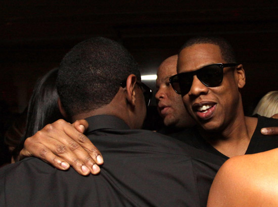 Jay-Z and Fabolous // Fabolous' 32nd Birthday Party at the Hotel on Rivington in NYC