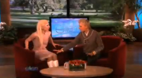 VIDEOS: Lady Gaga Performs "Speechless" and "Bad Romance" On Ellen -- click to watch!