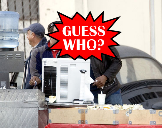 Guess Who?!: Getting Coffee on the Set of His Television Show in LA