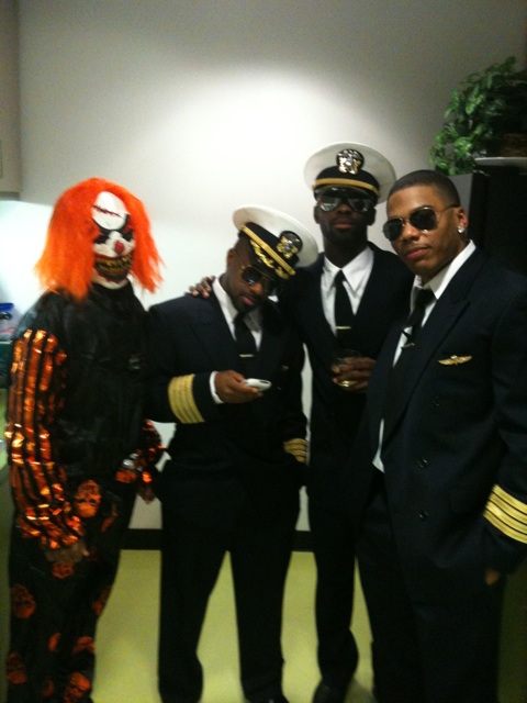 Bow Wow, Jermaine Dupri, Bryan Michael Cox and Nelly (Halloween 2009)
