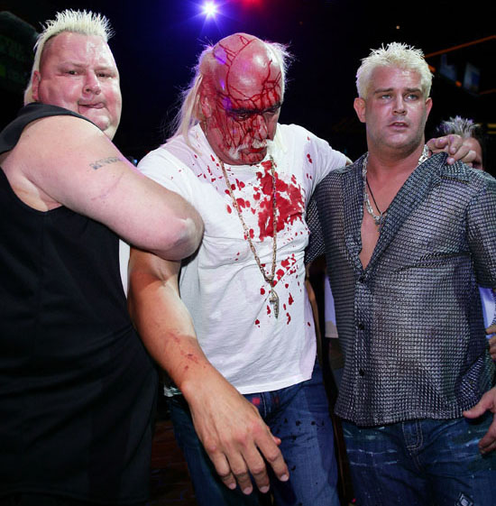 Hulk Hogan with Brian Knobbs & Brutus Beefcake // "Hulkamania: Let The Battle Begin" Press Conference in Sydney, Australia