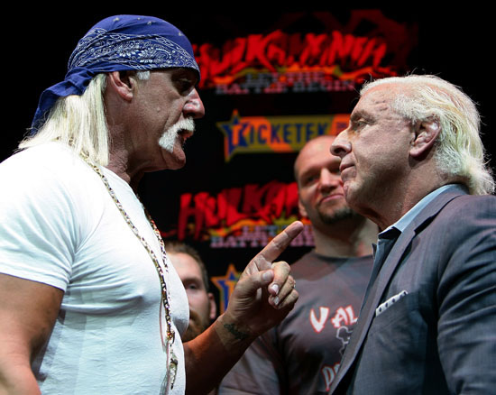 Hulk Hogan & Ric Flair // "Hulkamania: Let The Battle Begin" Press Conference in Sydney, Australia