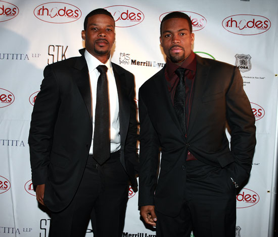 The New York Jets' Kerry Rhodes & Braylon Edwards // The Kerry Rhodes Foundation Black Tie VIP Dinner