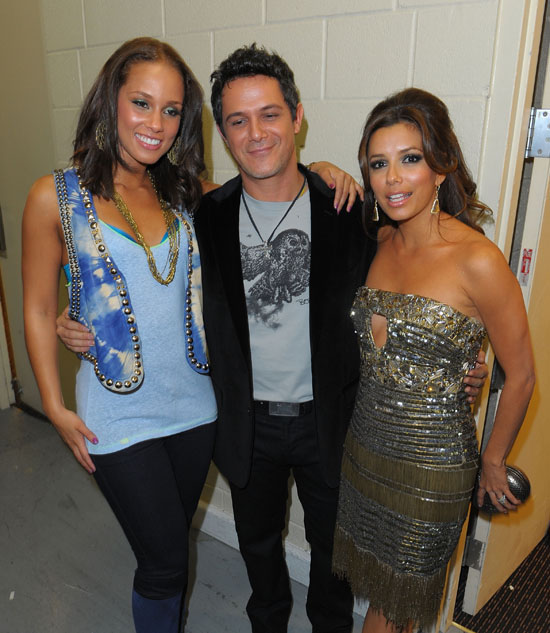 Alcia Keys, Alejandro Sanz and Eva Longoria // 10th Annual Latin Grammy Awards (Backstage)