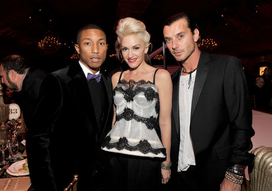 Pharrell Williams, Gwen Stefani & Gavin Rossdale // MOCA New 30th Anniversary Gala