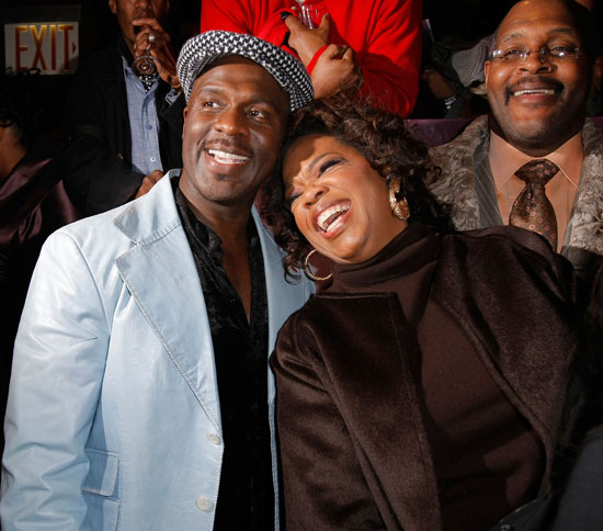 BeBe Winans and Oprah Winfrey