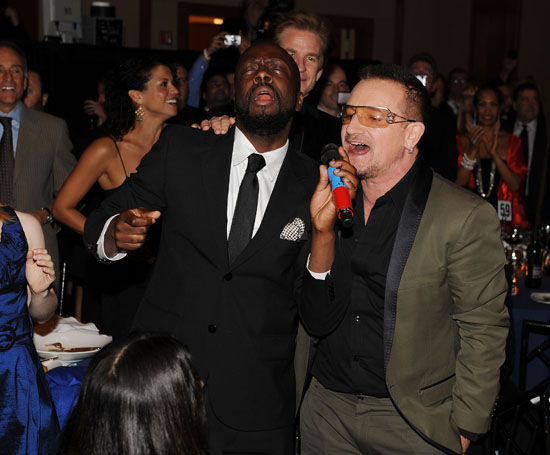Wyclef Jean & Bono // RFK Center Ripple of Hope Awards Dinner in New York City