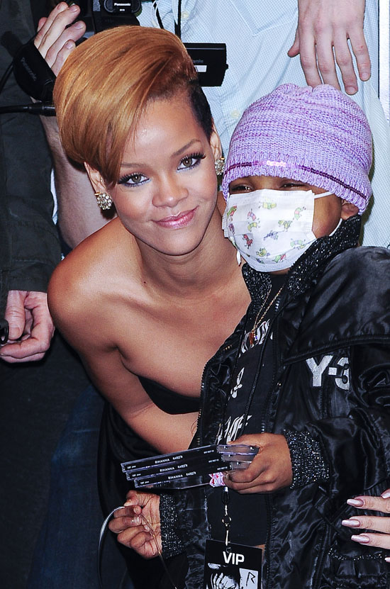 Rihanna and Jasmina Amina // "Rated R" Album Signing at Best Buy in New York City