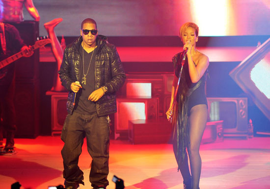 Rihanna and Jay-Z // Nokia X6 Launch at the Brixton Academy in London