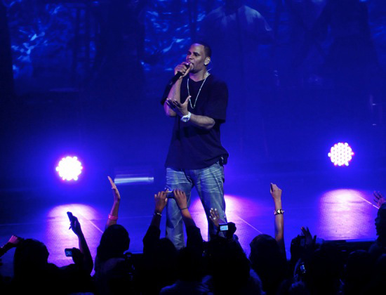 R. Kelly performs in concert at the James L. Knight Center in Miami, FL