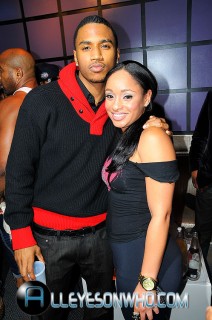Trey and Tahiry // Trey Songz' 25th Birthday at the 501 Lounge in New Jersey