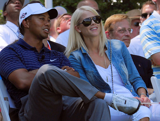 Tiger Woods and his wife Elin