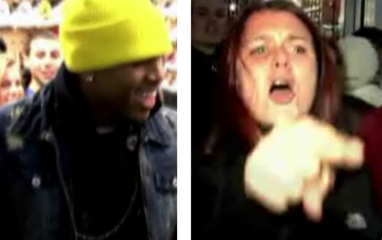 VIDEO: Lady in New York City Calls Chris Brown a "F**king Beater" to His Face! (click to watch)