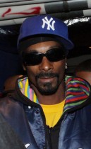 Snoop Dogg backstage at his "Wonderland High School Tour" in New York City