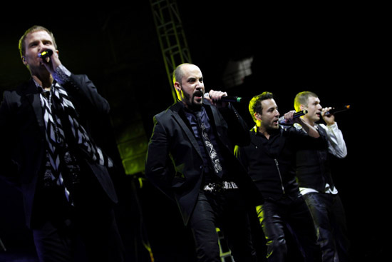 Backstreet Boys perform for their "This Is Us" tour in Belgrade, Serbia