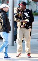 Diddy out and about (eating candy he had just bought from some kids) in Los Angeles - December 22nd 2009