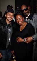 Sean Paul, Snoop's wife Shante Broadus and Snoop Dogg // Snoop Dogg's "Malice N Wonderland" Album Release Party + Famous Stars & Stripes 10th Anniversary Celebration