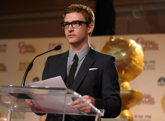 Justin Timberlake // Press Conference Announcing Nominees for the 2010 Global Globe Awards