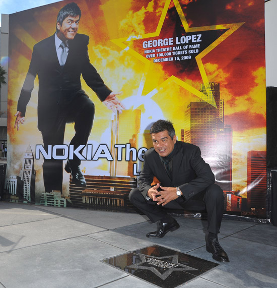 George Lopez inducted into the Nokia Theater's Hall of Fame