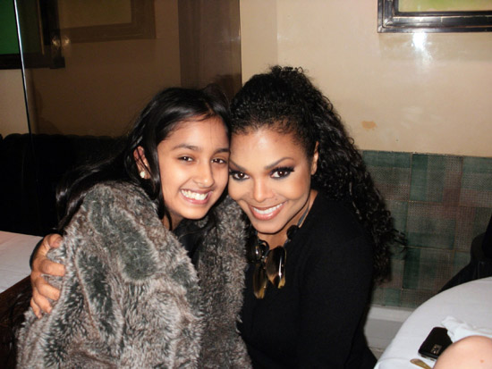 Janet Jackson // Mr. Chow's in London, England - December 6th 2009