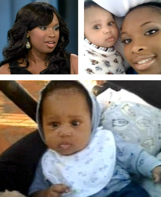 Jennifer Hudson and her 4 month old son David Daniel Otunga Jr.