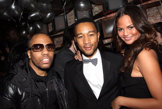 Consequence, John Legend and Christine Teigen // John Legend's 31st Birthday Party at SL in New York City