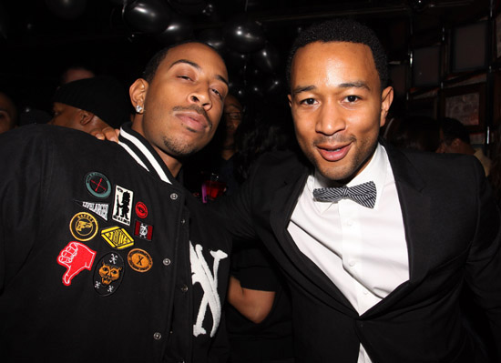 Ludacris & John Legend // John Legend's 31st Birthday Party at SL in New York City