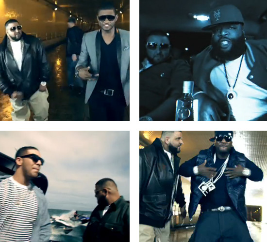 MUSIC VIDEO: DJ Khaled F/ Usher, Young Jeezy, Drake & Rick Ross - "Fed Up" -- click to watch!