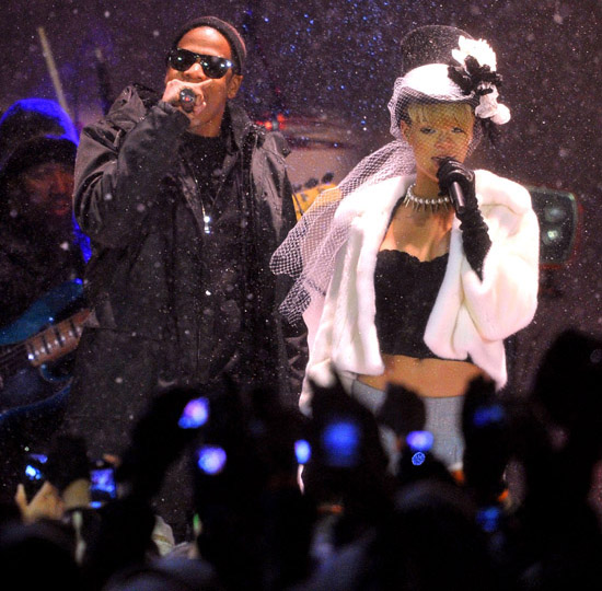 Jay-Z and Rihanna // "NBC's New Year's Eve with Carson Daly" TV Special