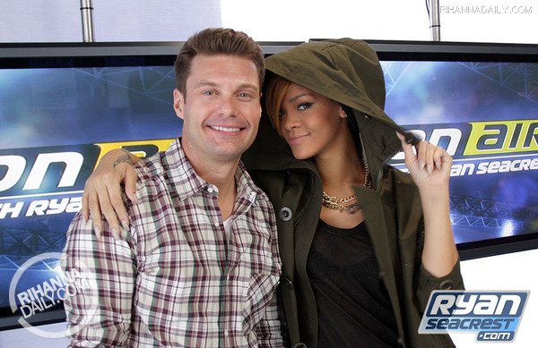 Ryan Seacrest and Rihanna