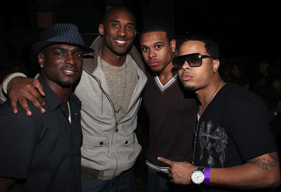  Anthony Lindsey, Kobe Bryant, Shannon Brown and Omarr Gilbert // LA Laker Shannon Brown's 24th Birthday Party