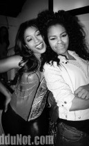 Trina and Teyana Taylor // Nicki Minaj & Trina's Birthday Party at Club Miami in Atlanta - December 5th 2009